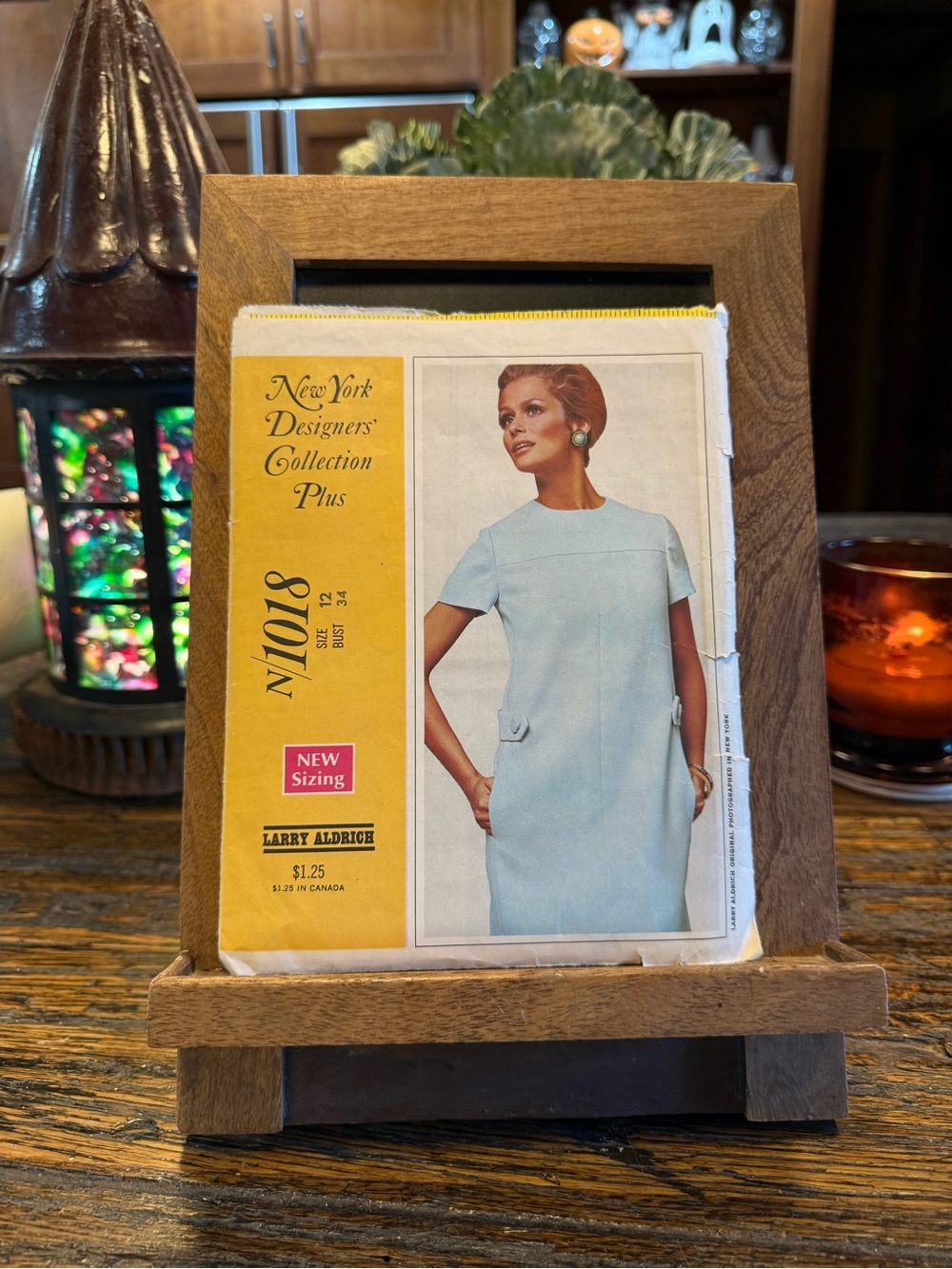 McCall’s N 1018 Sewing Pattern New York Designers Collection Plus Shift Dress 12